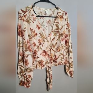 Size 10- H&M floral blouse